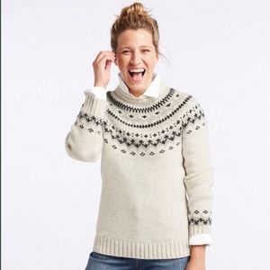 L. L. Bean Fair Isle Sweater